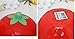 Moolecole Creative Red Cute Strawberry Plastic Trash Bin Table Office Desk Mini Dustbin Trash Can With Cover