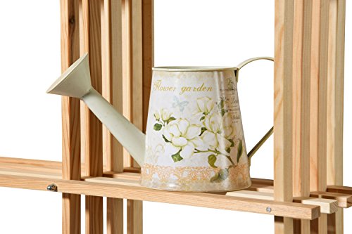 doLuxe 29705e Flexibles Designer Wandregal mit 680 Möglichkeiten, CD DVD Regal offen zum Aufhängen, Schweberegal, Holz, natur, 97.00 x 16.00 x 97.00 cm - 13