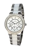 Stella Maris Damen-Armbanduhr Analog Quarz Premium Keramik Diamanten - STM15S1