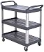 Produktbild Rubbermaid Commercial Products 1814568 Xtra Wagen, offen, Grau