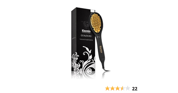 karmin hair straightening brush