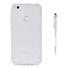 Produktbild Grandoin Huawei P8 Lite 2017 Hülle, 2 in 1 Ultra Dünne Schale Luxus Ultra Dünn Weich TPU Bumper Case Silikon Schutzhülle Handy Tasche für Huawei P8 Lite 2017 (Weiße Mandala)