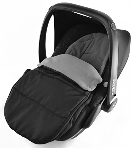 Universal Car Seat Footmuff to Fit BeSafe Izi Go New born Car seat Dolphin Grey