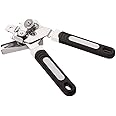 Chokshi Empressa Universal CAN Opener/TIN Opener Stainless Steel 18 cm Multipurpose Opener for Cans and Tins for Household, Camping, and Parties, Black (New)