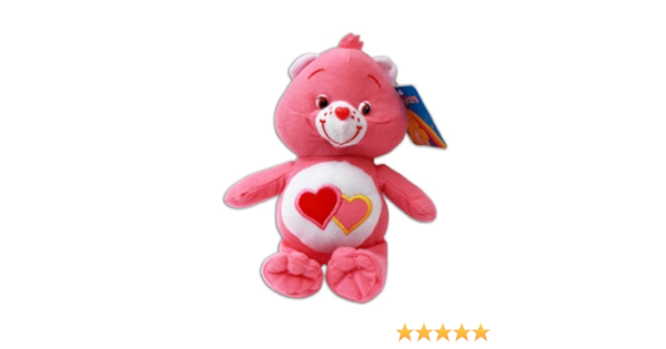 Amororsa 16 23 Cm Pluschtier Die Glucksbarchis Care Bears Zwei Herzen Rot Bar Amazon De Spielzeug