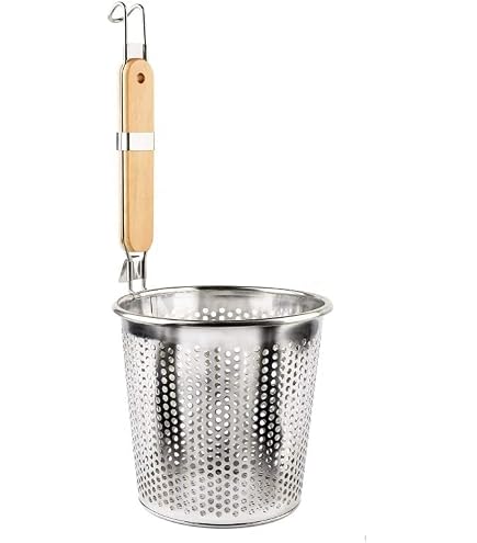 YUMILI Colino per tonno, colino per lattine, colino drenante in acciaio inossidabile per cibo in scatola con manico antiscivolo per lattina di tonno, lattina di verdure e altro (11,5 x 9,2 x