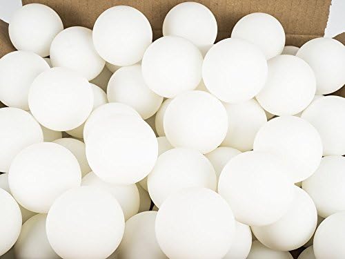 mixed24 75 x 40 mm White Table Tennis Balls without print Beer Pong Beerpong