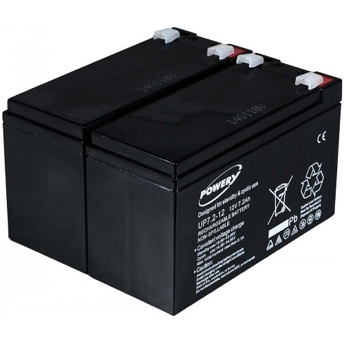 akku-net Blei-Gel-Akku für USV APC Smart-UPS SC 1000 - 2U Rackmount/Tower, 12V, Lead-Acid