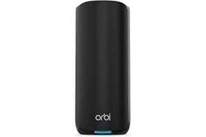 ‎NETGEAR NETGEAR Orbi 870-Serie (RBE870B) Tri-Band WiFi 7-Mesh-Zusatzsatellit – kompatibel mit Orbi RBE873B, bietet zusätzliche Abdeckung von bis zu 200 m², BE21000 802.11be (bis zu 21 GBit/s), schwarz