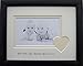 Personalised 'We love you' photo frame 9 x 7, Black