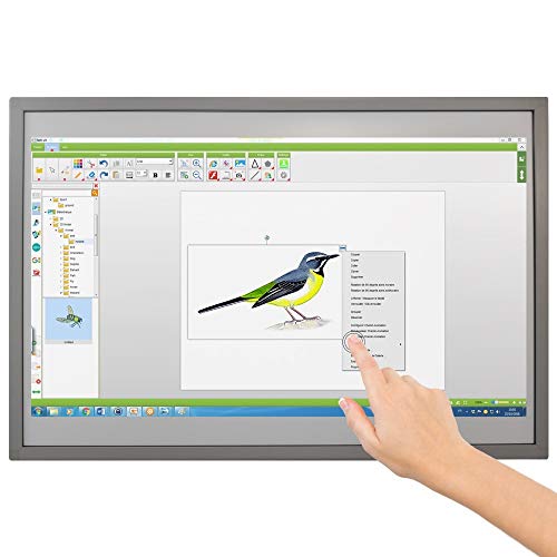 Pizarra interactiva Fija Speechi, 83", Software para Pizarra interactiva Incluido, Multitoque hasta 10 Puntos táctiles, Posibilidad de añadir un Soporte para TBI.