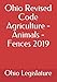 Produktbild Ohio Revised Code Agriculture - Animals - Fences 2019