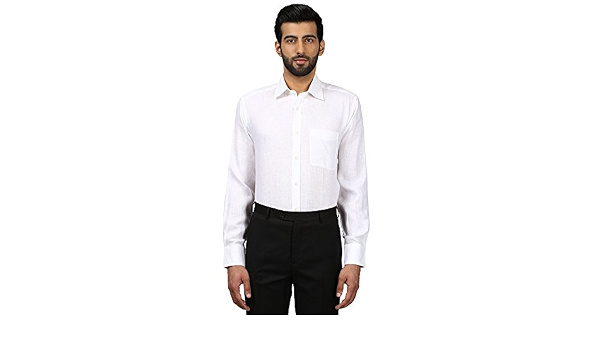 Buy Park Avenue White Luxus Fit Shirt 