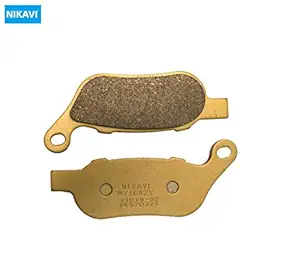 NIKAVI GDP16 Rear Brake Disc Pad for Harley Davidson DYNA/SOFTAIL
