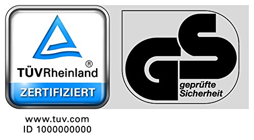 KRAFT 1 Tonne – 2,5 M PROFI FLASCHENZUG KETTENZUG Seilzug TÜV / GS Geprüft - 4