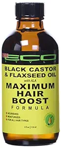 Eco Styler Black Castor & Flaxseed Oil Maximum Hair Growth Oil (4oz)