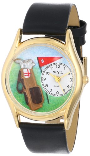 Whimsical Watches C-0820010 - Reloj analógico de cuarzo unisex, correa de cuero