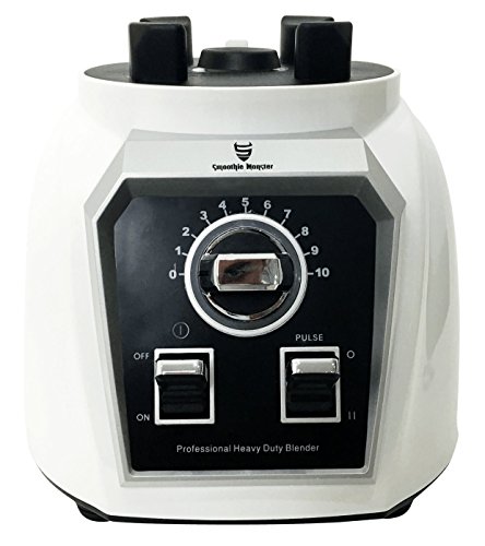 SMOOTHIE MONSTER 200 der TESTSIEGER 2017 mit 10 JAHRE GARANTIE – Hochleistungsmixer mit 2200 Watt und 30.000 Umdrehungen pro Minute. DER Professionelle Standmixer für gewerbliche und private Nutzung. Nicht nur ein Smoothie Mixer sondern eine ALL-IN-ONE Küchenmaschine. - 3