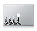 Produktbild idecalworks The Beatles Abbey Road Laptop-Sticker, Vinyl, für Apple Mac Air Pro