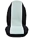 Universal Car Seat Covers 1 Piece Front Bucket Automotive Protector Polyester Airbag Compatible Vehicle Classic Machine Washable