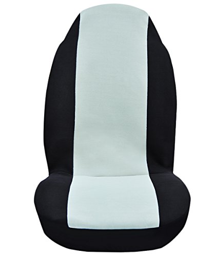 Universal Car Seat Covers 1 Piece Front Bucket Automotive Protector Polyester Airbag Compatible Vehicle Classic Machine Washable