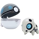 Pok&eacute;mon PKW4147 - Clip and Go Pok&eacute;ball - Stollunior ve Ağır Top, Hareketli 5 cm Fig&uuml;rl&uuml; Resmi Pok&eacute;ball