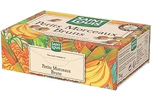ORGUJD Saint Louis Sucre Petits Morceaux Bruns 1kg (lot de 3)