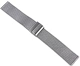 Minott Ersatzband Uhrenarmband Edelstahl Milanaiseband passend zu Junghans, Stegbreite:22mm
