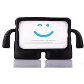 Apple iPad Mini 7 Mini 6 ile uyumlu Kılıf &Ccedil;ocuklara &Ouml;zel Silikon Case 2021-2024 Siyah