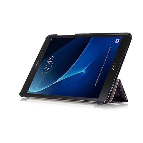 Hülle für Samsung Galaxy Tab A T580N – PU Leder Schutzhülle Smart Cover Case für Samsung Galaxy Tab A6 10.1 Zoll SM-T580N / SM-T585N Tablet Tasche Etui mit Support-Funktion,Vintage-Turm - 4