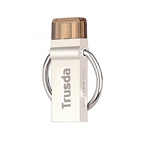 Trusda V90 16GB USB3.0 OTG Flash Drive Memoria USB (USB 3.0/Micro-USB) para Smartphone Móvil Dispositivos de Android Tableta PC Portátil