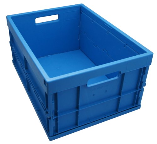 Faltbox / Klappbox FB 475/240-0, 32 liter, 475x350x240 mm (LxBxH), blau, Industriequalität