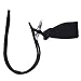 Produktbild SODIAL(R) Offene Vorderseite C-String f¨¹r Mnner unsichtbare Unterwsche mit Metalring und Beutel - Schwarz