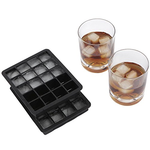 BarLife „Icy Cubes“ – 2er Set Eiswürfelform aus Silikon zum Erstellen perfekter Eiswürfel um ihre Getränke zu kühlen - 4