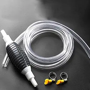 Hunk Shopper's Fuel Transfer Pump Kit Tank Sucker Newest High Flow Hand Pump Portable Manual Car Fuel Transfer Pump for Petrol Diesel Oil Liquid Water Fish Tank with 1.2M Pipe