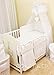 Stunning Baby Cot/Cot Bed Canopy Drape/ Mosquito Net Big 320cm and Holder (WHITE)