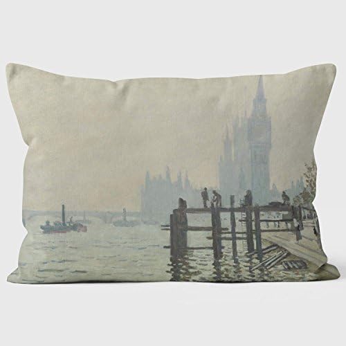 Monet The Thames - National Gallery Cushion