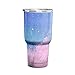 Produktbild Panamami Tragbare Größe Trendy Starrry Muster Edelstahl Tumbler Insulated Cup Sternenhimmel Kaffee Tee Becher für Home Office Drinkware - Rosa