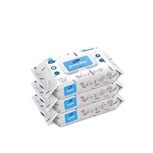 Dignity Poochie 100% Biodegradable Baby Wipes, 150 x 200 mm, 80 Wipes/Pack (Pack of 3, 240 Wipes)