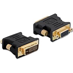 DeLOCK 65016 - Adaptador DVI-I a VGA, Negro