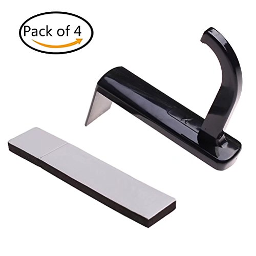 Preisvergleich Produktbild Funkelnden Sterne 4 PCS Kopfhörer Headset Kleiderbügel Wall Aufklebbarer Haken Monitor Ständer