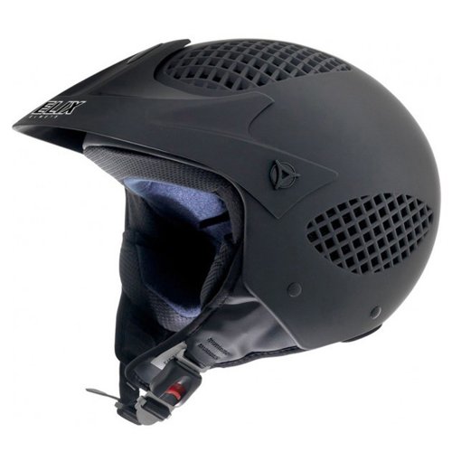 NZI 150246G093 Airzone Matt Black Casco de Moto, Negro Mate, Talla 57 
