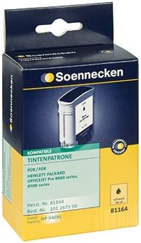 Soennecken Ink Cartridge 81164 As HP No 940XL 58 Ml Black