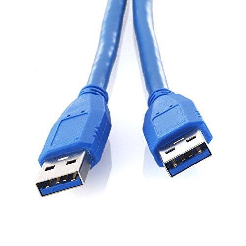 deleyCON USB 3.0 Super Speed Adapter Kabel 1m – A-Stecker zu A-Stecker – bis zu 5.000 Mbit/s - 2