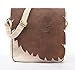 Leaderachi-100% Genuine Hunter Leather & Canvas Crossbody Sling Bag [Baltimore] RS.1099.00