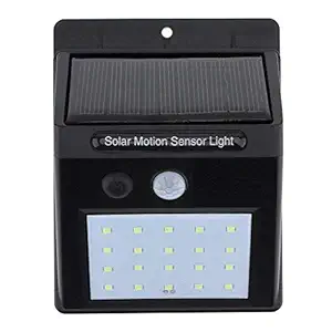Sampri 20 LEDs Bright Waterproof Solar Wireless Security Motion Sensor Night Light or Outdoor/Garden Wall Solar Sensor Light for Garden Waterproof Solar Lights for Outdoor Wall Solar Lights for Home