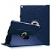 Produktbild iPad Pro 12.9 Zoll Hülle - Fintie 360 Grad Rotierend Stand Kunstleder Smart Cover Case Schutzhülle Tasche Etui mit Auto Schlaf / Wach Funktion for Apple iPad Pro 12.9 Zoll 2015 Release Tablet, Marineblau