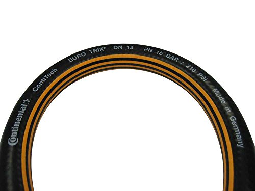 Profi-Wasserschlauch EURO TRIX, Meterware: 1m bis 40m am Stück, in 3 Abmessungen von 13mm (1/2′), 19mm (3/4′) und 25mm (1′) für Handwerk und Industrie, Schlauchabmessung:19mm (3/4 Zoll) - 2