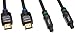 Produktbild AmazonBasics Hochgeschwindigkeits-HDMI-Kabel (1,8 m) und Toslink Optisches Digital-Audiokabel (1,8 m) (2 Kabel)