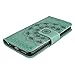 Price comparison product image DENDICO iPhone 6 / iPhone 6S Case, Premium Leather Wallet Case Book Flip Cover Shockproof Protective Case with Card Holder for Apple iPhone 6 / iPhone 6S - Green